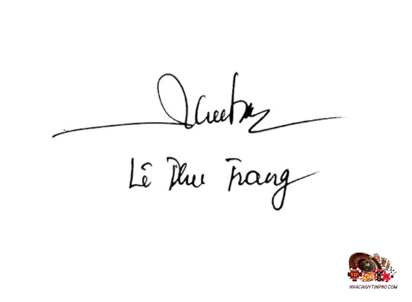 Chữ ký đẹp tên Trang hợp phong thủy